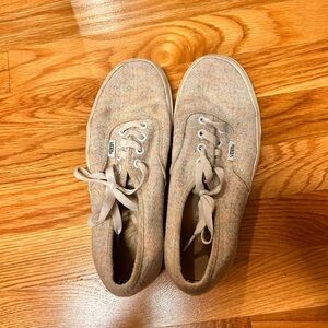 Vans Beige and Pink Casual Sneakers